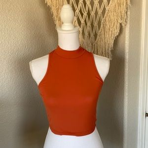 Shein Turtle Neck Crop Top